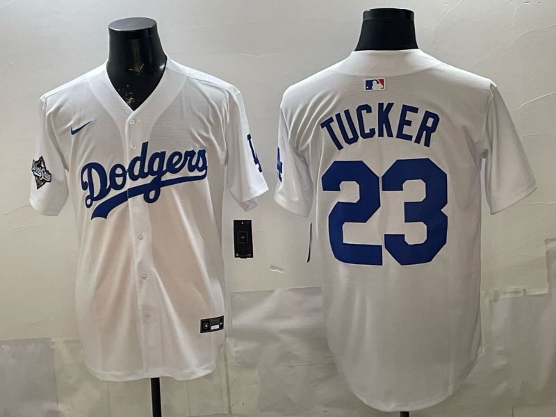 Men 2026 Los Angeles Dodgers #23 Tucker White Game Nike MLB Jersey style 003